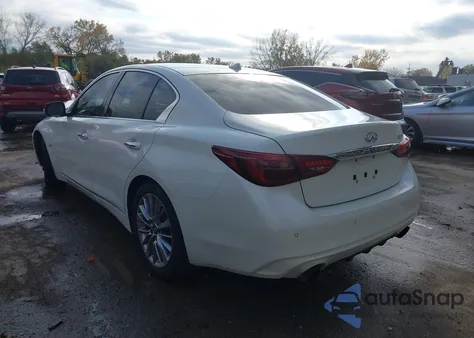 2018 Infiniti Q50 3.0T Luxe from USA, damaged, VIN JN1EV7AP1JM353081